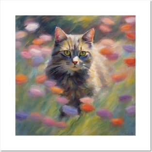 impressionism art cat  pt4 Posters and Art